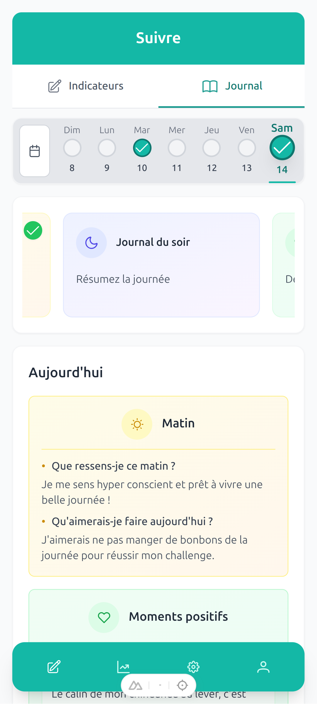 Journal guidé